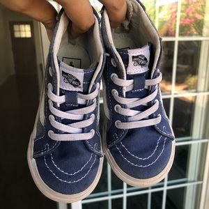 Light blue Classic high tops vans